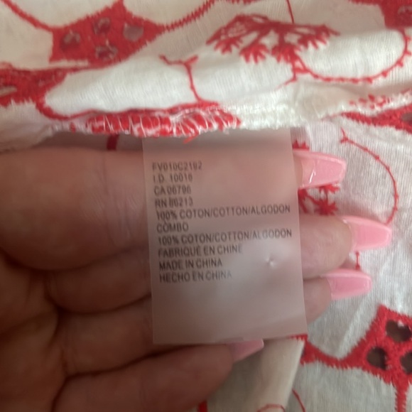 Tristan 100% Cotton Embroidery Blouse Size XL - Picture 8 of 8